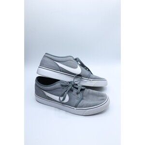 Nike Toki Low Textile Men's Sneakers Size 8 Gray White Skater Shoes 555272-091
